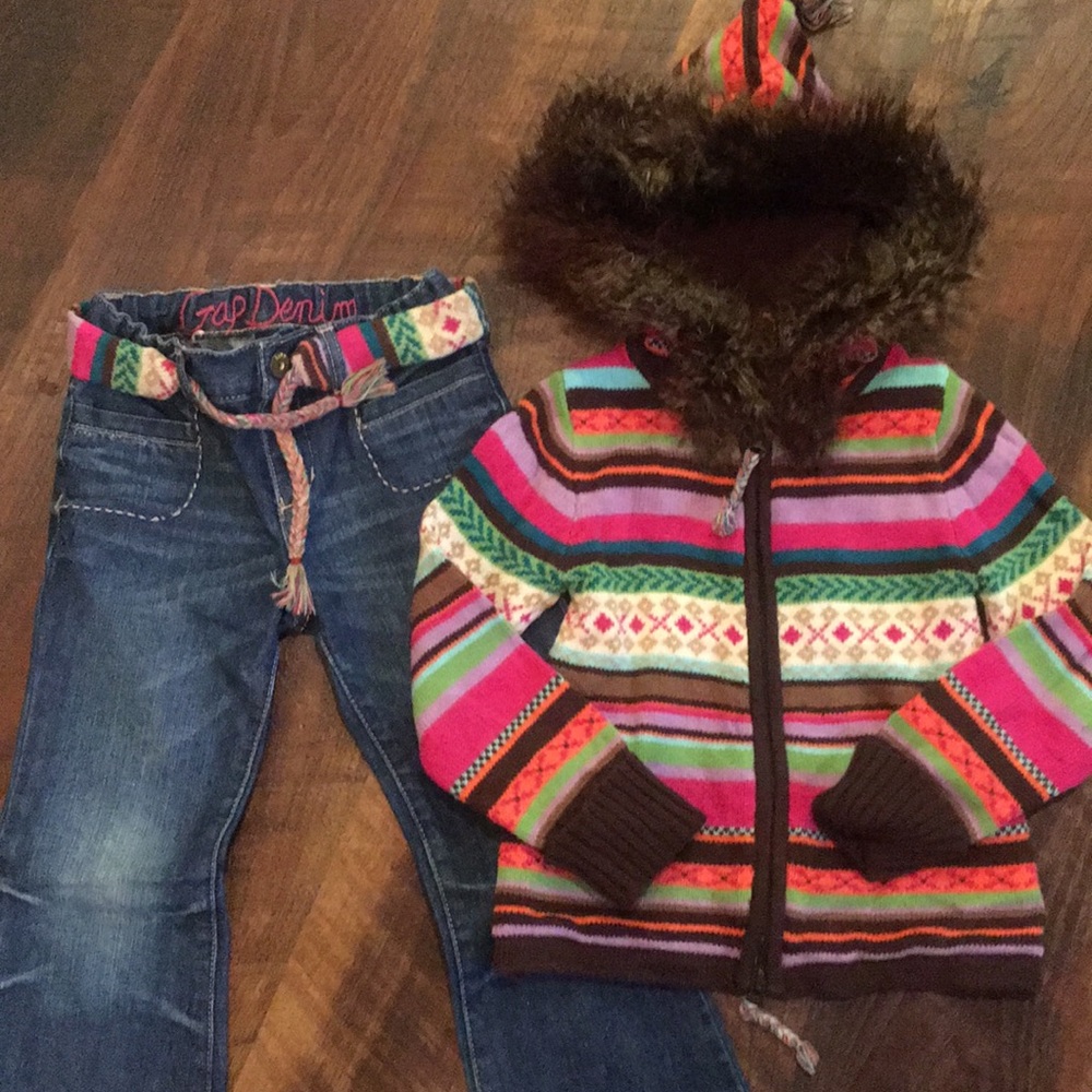 Gap sweater with jeans